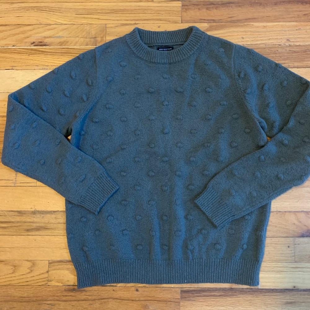 Grey/Green Sweater